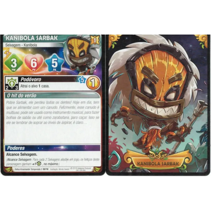 Krosmaster Arena Dofus - Kanibola Sarbak - Galápagos Jogos