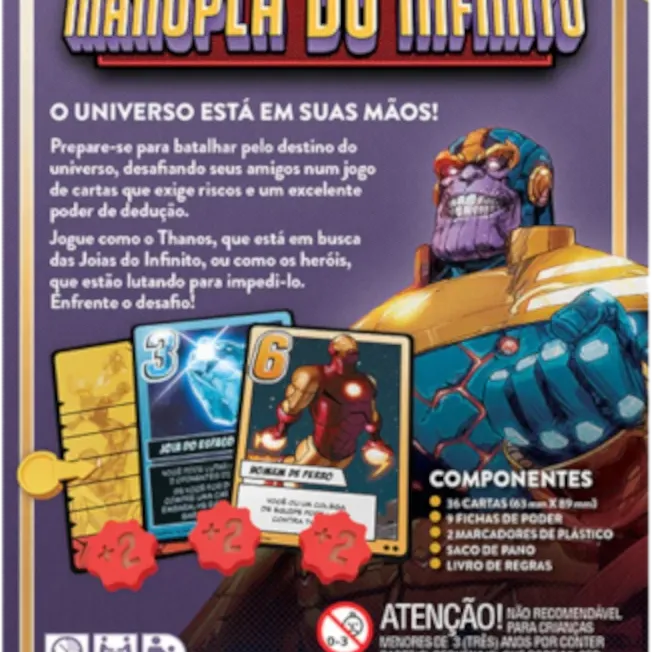 Manopla do Infinito: Um jogo Love Letter - Galápagos Jogos
