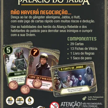 Palácio do Jabba: Um jogo Love Letter - Galápagos Jogos Palácio do Jabba: Um jogo Love Letter - Galápagos Jogos