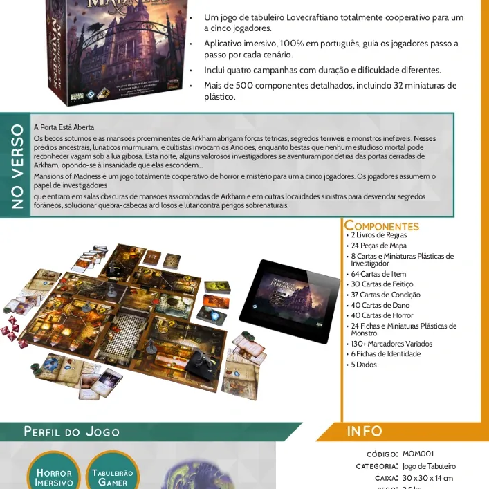 Mansions of Madness - Galápagos Jogos