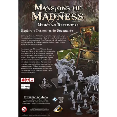 Mansions of Madness Memórias Reprimidas (Expansão) - Galapagos Jogos