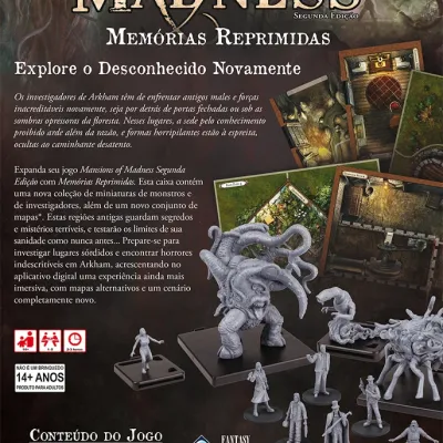 Mansions of Madness Memórias Reprimidas (Expansão) - Galapagos Jogos
