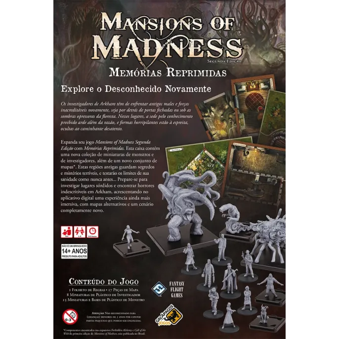 Mansions of Madness Memórias Reprimidas (Expansão) - Galapagos Jogos