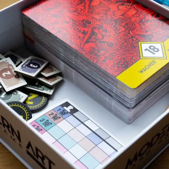 Modern Art Card Game - Galápagos Jogos