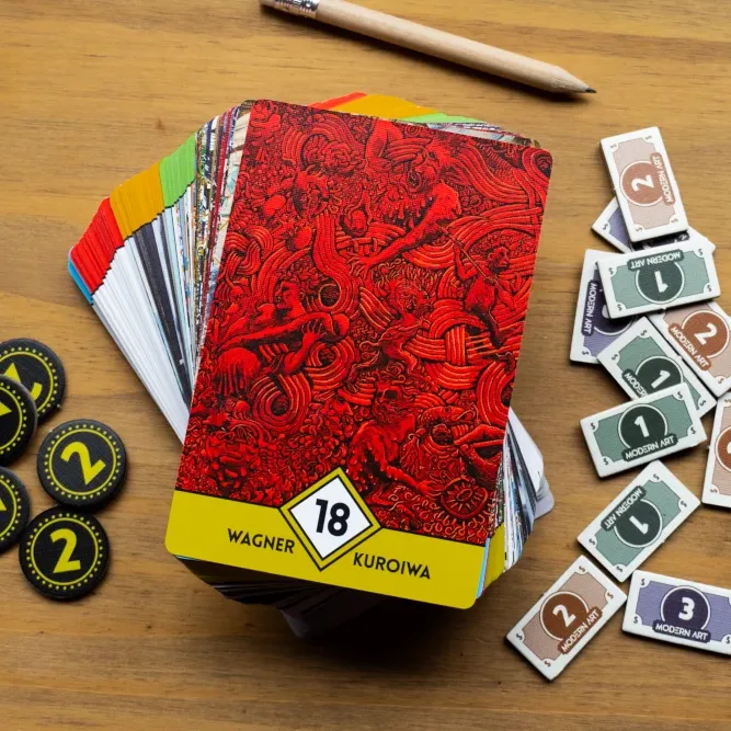 Modern Art Card Game - Galápagos Jogos