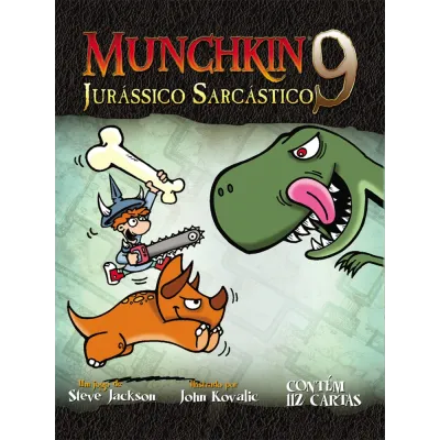 Munchkin 09 - Jurássico Sarcástico (Expansão) - Galápagos Jogos