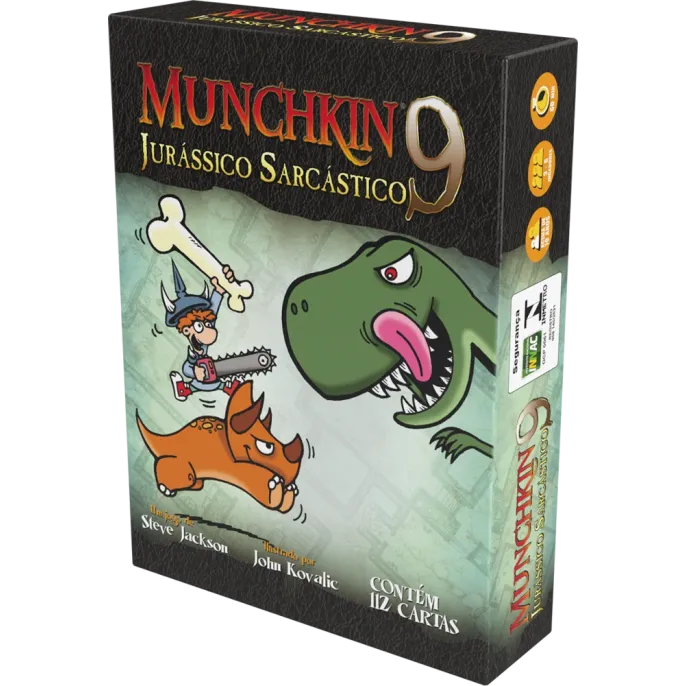 Munchkin 09 - Jurássico Sarcástico (Expansão) - Galápagos Jogos