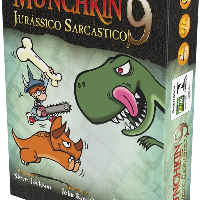 Munchkin 09 - Jurássico Sarcástico (Expansão) - Galápagos Jogos