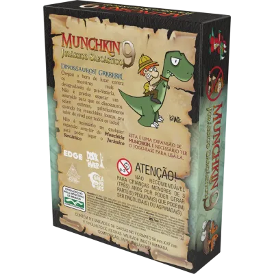 Munchkin 09 - Jurássico Sarcástico (Expansão) - Galápagos Jogos