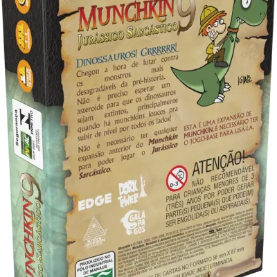 Munchkin 09 - Jurássico Sarcástico (Expansão) - Galápagos Jogos