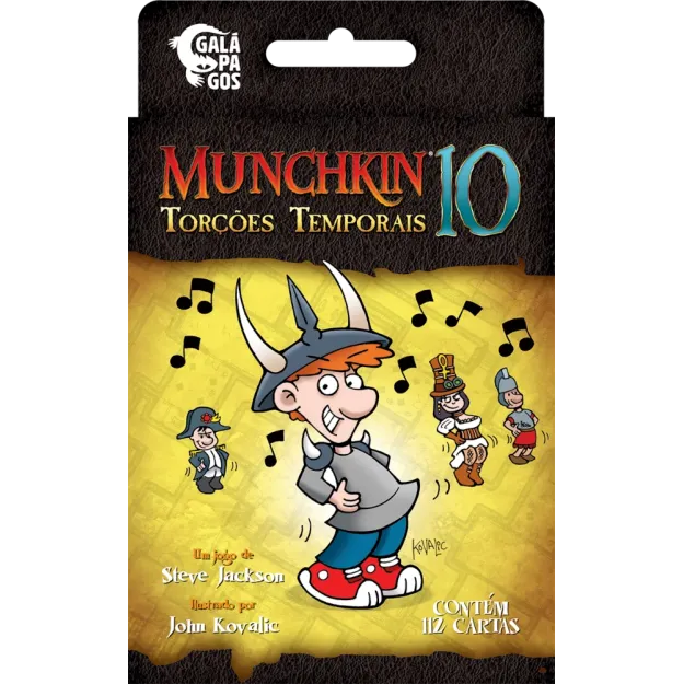 Munchkin 10 - Torções Temporais (Expansão) - Galápagos Jogos
