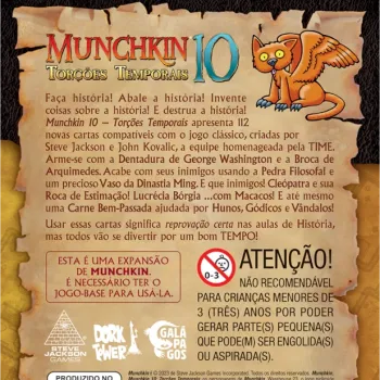 Munchkin 10 - Torções Temporais (Expansão) - Galápagos Jogos Munchkin 10 - Torções Temporais (Expansão) - Galápagos Jogos