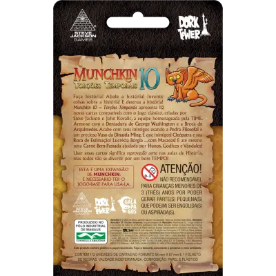 Munchkin 10 - Torções Temporais (Expansão) - Galápagos Jogos