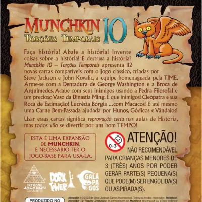 Munchkin 10 - Torções Temporais (Expansão) - Galápagos Jogos