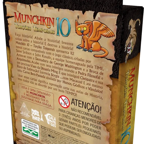 Munchkin 10 - Torções Temporais (Expansão) - Galápagos Jogos