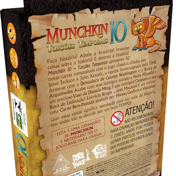 Munchkin 10 - Torções Temporais (Expansão) - Galápagos Jogos