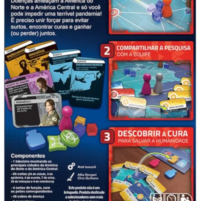 Pandemic - Zona Crítica - Galápagos Jogos