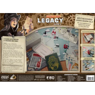 Pandemic Legacy Temporada Zero - Galápagos Jogos