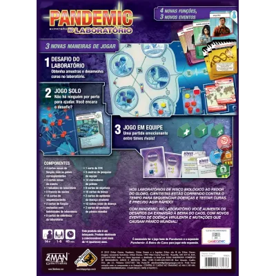 Pandemic - Expansão: No Laboratório - Galápagos Jogos