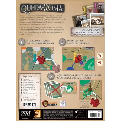 Pandemic Queda de Roma - Galápagos Jogos