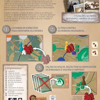 Pandemic Queda de Roma - Galápagos Jogos