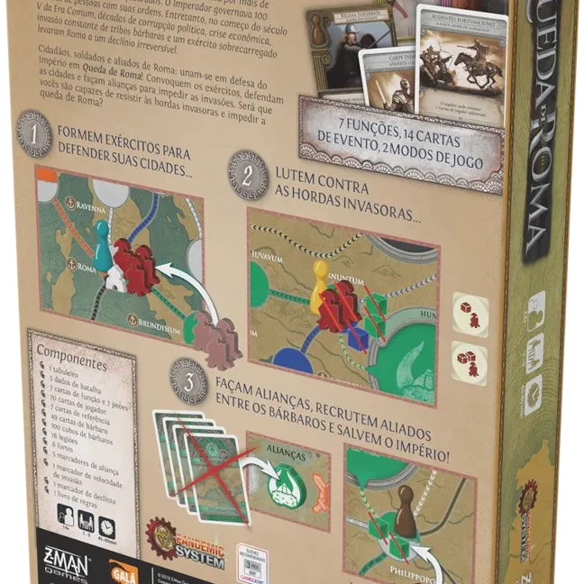 Pandemic Queda de Roma - Galápagos Jogos