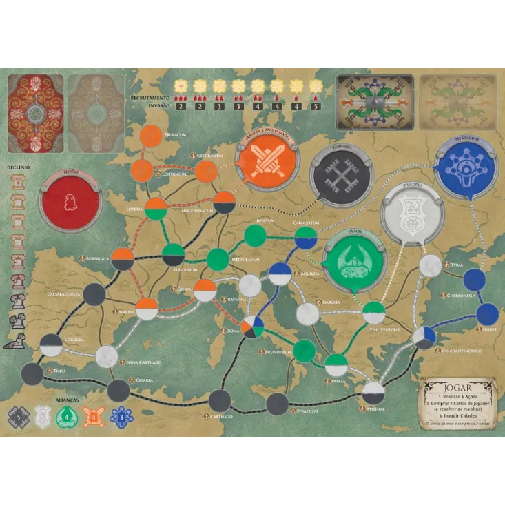 Pandemic Queda de Roma - Galápagos Jogos