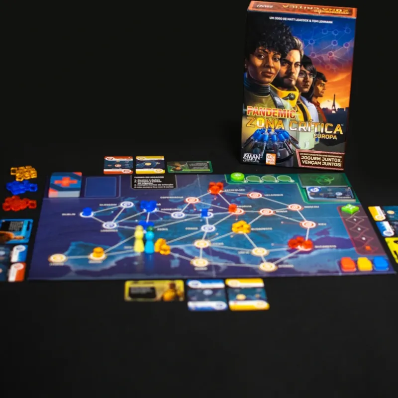 Pandemic: Zona Crítica Europa - Galápagos Jogos