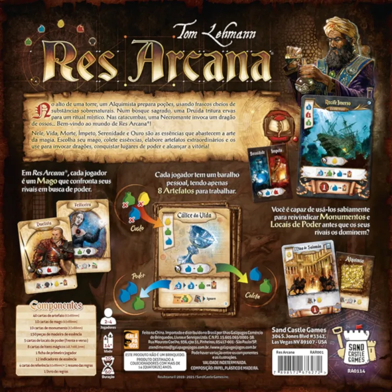 Res Arcana - Galápagos Jogos