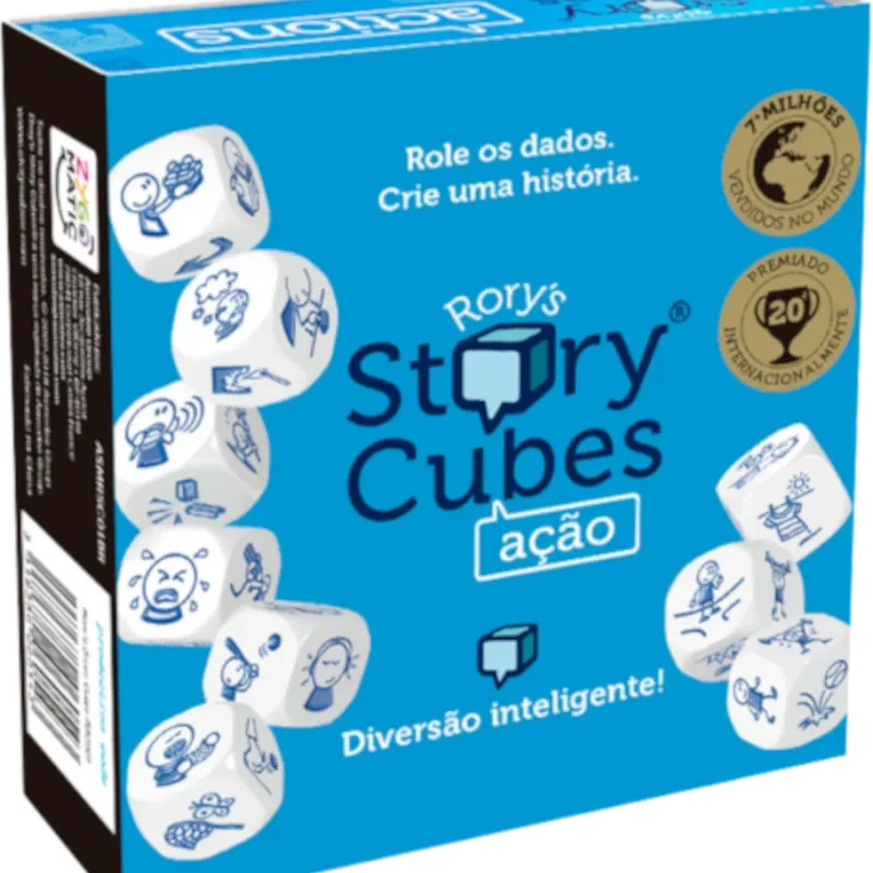 Rory's Story Cubes: Ação - Galápagos Jogos Rory's Story Cubes: Ação - Galápagos Jogos