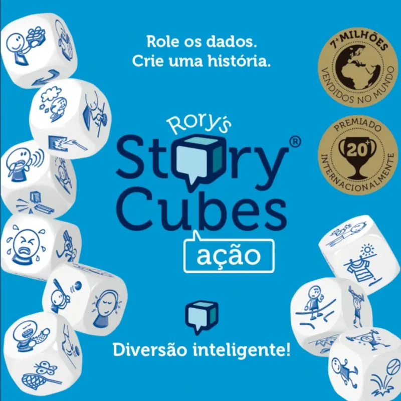 Rory's Story Cubes: Ação - Galápagos Jogos Rory's Story Cubes: Ação - Galápagos Jogos