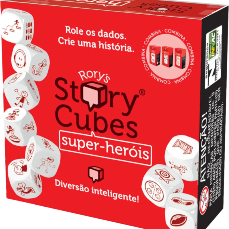 Rory's Story Cubes Super-Heróis - Galápagos Jogos Rory's Story Cubes Super-Heróis - Galápagos Jogos