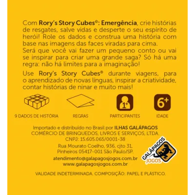 Rory's Story Cubes Emergência - Galápagos Jogos