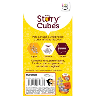 Rory's Story Cubes: Eco-blister - Galápagos Jogos Rory's Story Cubes: Eco-blister - Galápagos Jogos