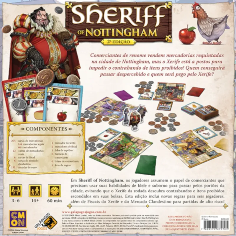 Sheriff of Nottingham - Galápagos Jogos Sheriff of Nottingham - Galápagos Jogos