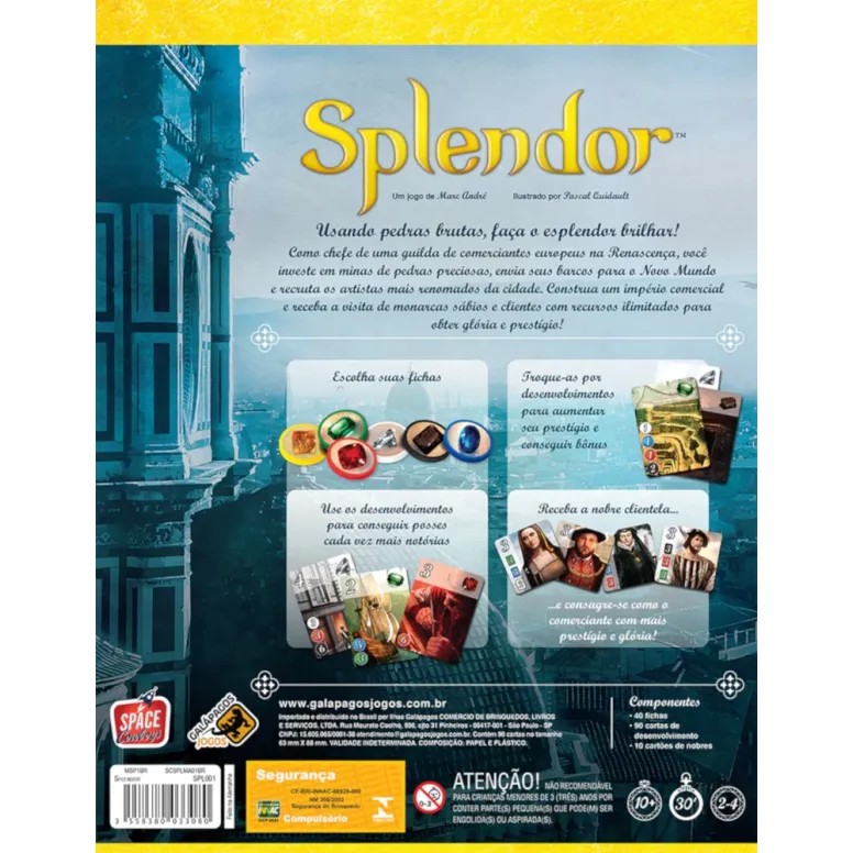 Splendor - Galápagos Jogos Splendor - Galápagos Jogos