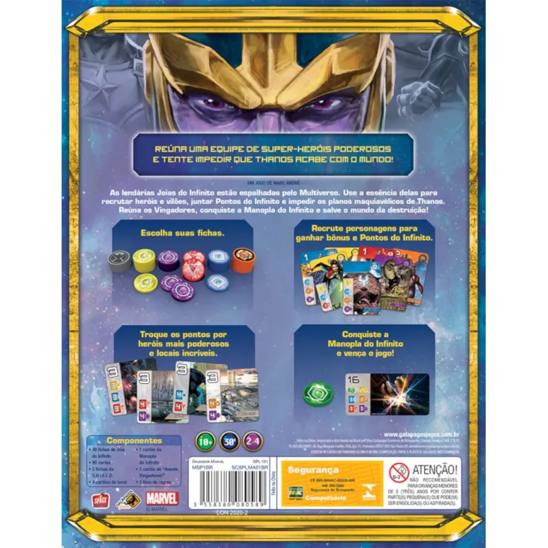 Splendor Marvel - Galápagos Jogos Splendor Marvel - Galápagos Jogos