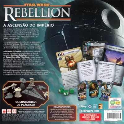 Star Wars Rebellion Expansão: A Ascensão do Império - Galápagos Jogos