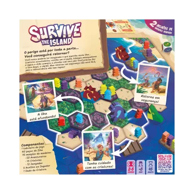Survive: The Island (Edição Revisada) - Galápagos Jogos Survive: The Island (Edição Revisada) - Galápagos Jogos