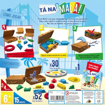 Tá na Mala! (4 jogadores) - Galápagos Jogos