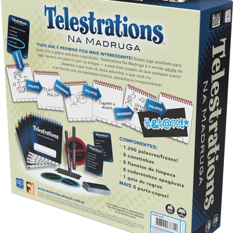 Telestrations na Madruga - Galápagos Jogos