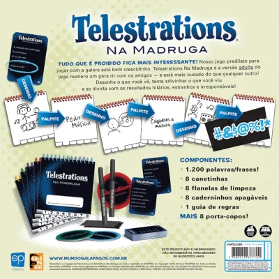 Telestrations na Madruga - Galápagos Jogos