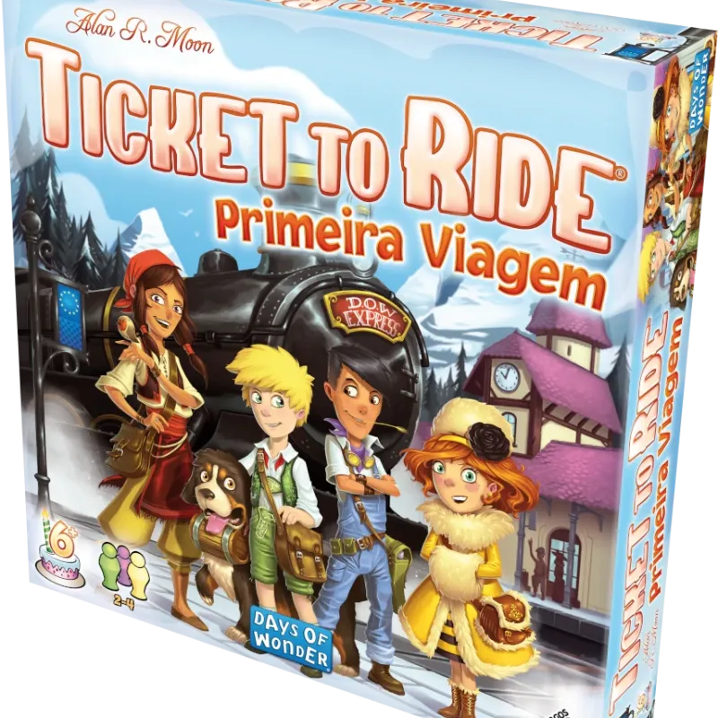 Ticket to Ride Primeira Viagem - Galápagos Jogos