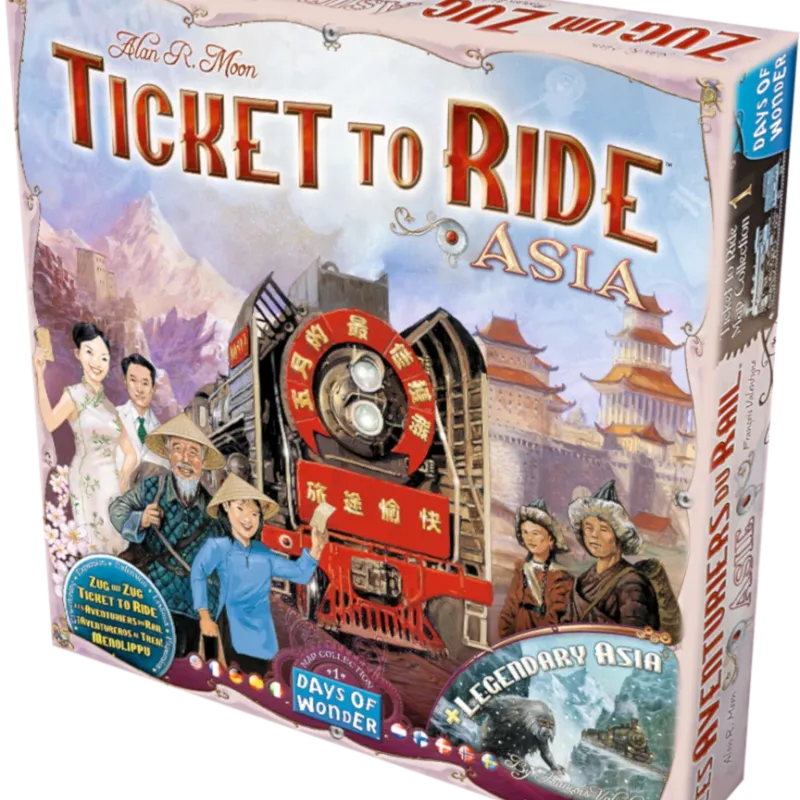 Ticket to Ride Expansão Ásia - Galápagos Jogos