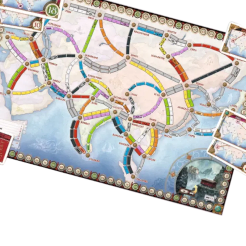 Ticket to Ride Expansão Ásia - Galápagos Jogos