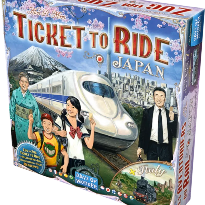 Ticket to Ride Expansão Japão e Itália - Galápagos Jogos