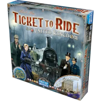 Ticket to Ride Expansão Reino Unido e Pensilvânia - Galápagos Jogos