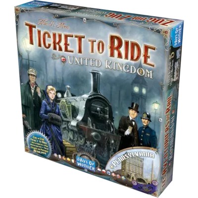 Ticket to Ride Expansão Reino Unido e Pensilvânia - Galápagos Jogos Ticket to Ride Expansão Reino Unido e Pensilvânia - Galápagos Jogos