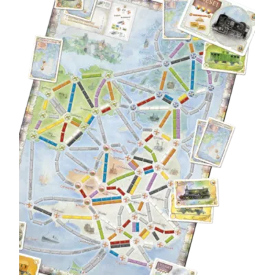 Ticket to Ride Expansão Reino Unido e Pensilvânia - Galápagos Jogos Ticket to Ride Expansão Reino Unido e Pensilvânia - Galápagos Jogos