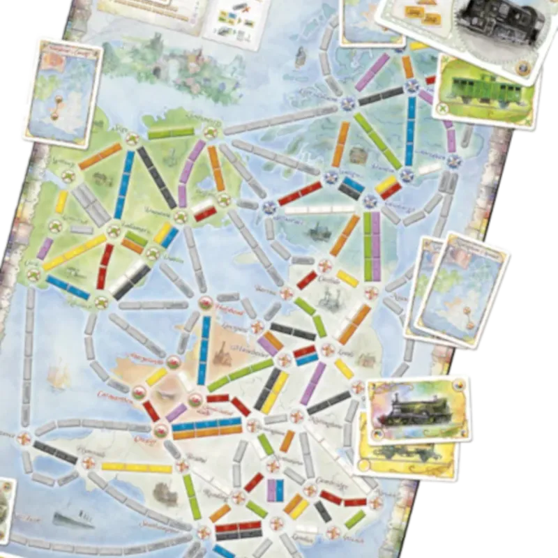 Ticket to Ride Expansão Reino Unido e Pensilvânia - Galápagos Jogos